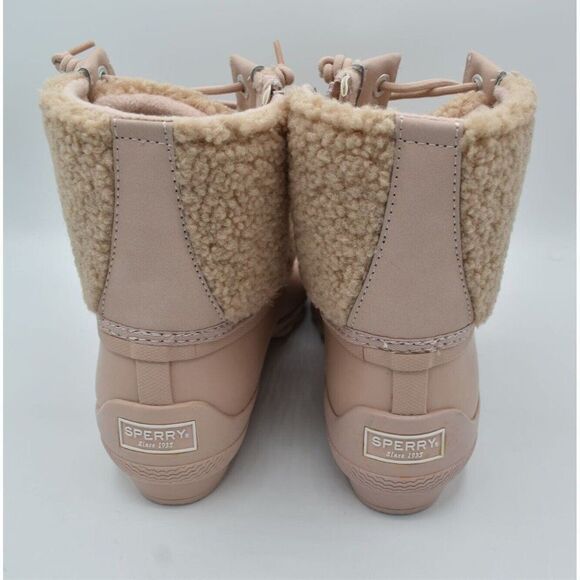 Sperry Top Sider Womens Size 9 Syren Gulf Sherpa Rose All Weather Duck Boots - Picture 8 of 11